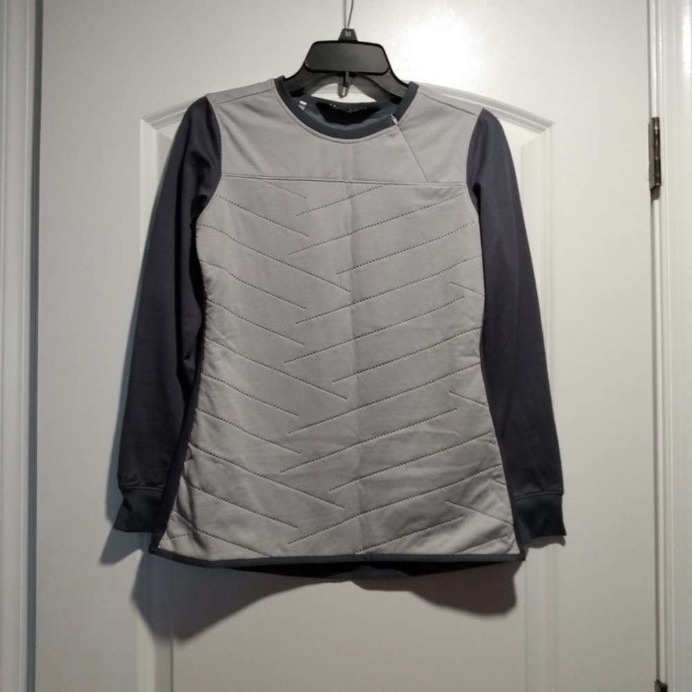 Under Armour Blue Quilted Sweatshirt Cold Gear